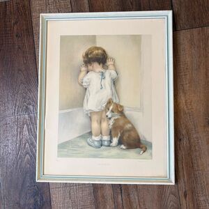 Vintage Bessie Pease Gutmann “In Disgrace” Artwork